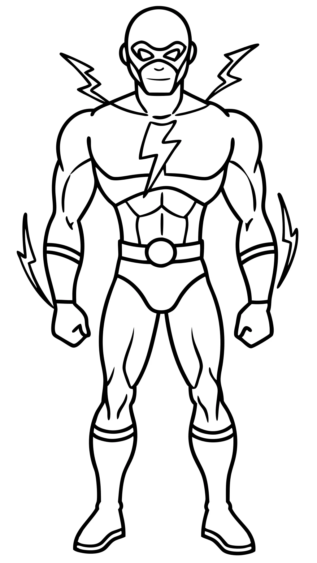 flash coloring pages